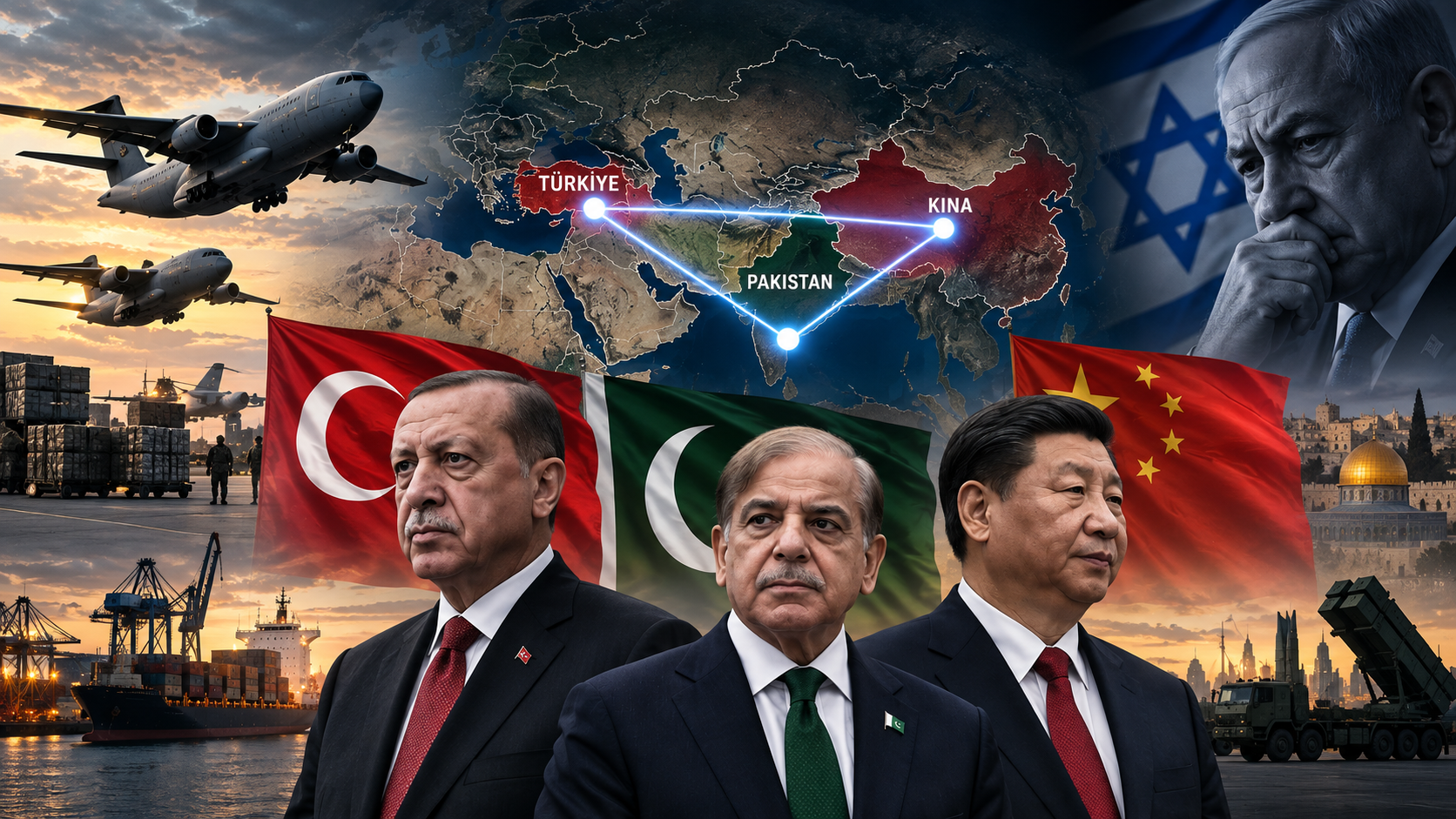 Novi sigurnosni trokut koji zabrinjava Izrael: približavaju li se Turska, Pakistan i Kina?